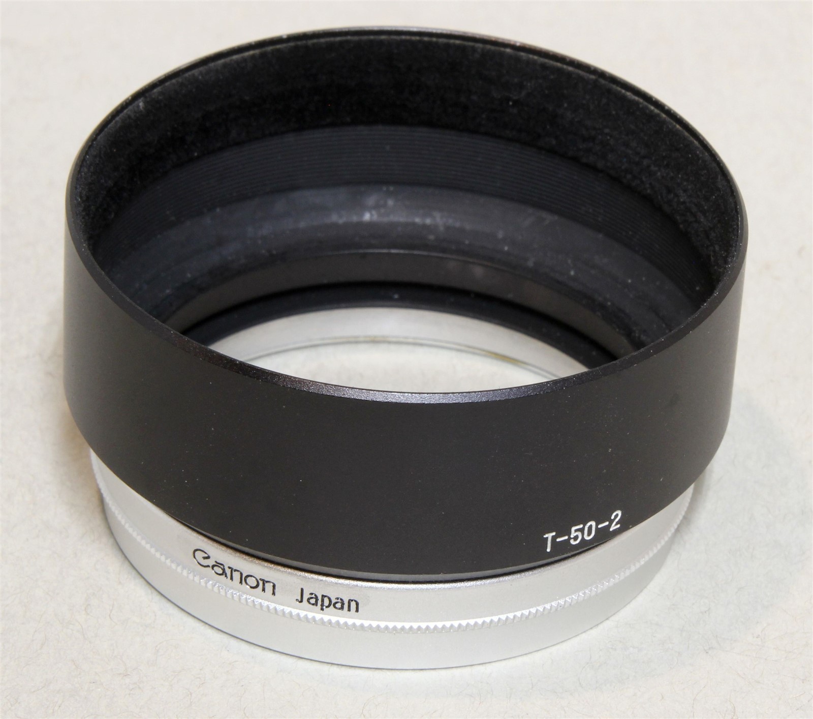 CANON LENS HOOD/SHADE T-50-2 Fits 50mm/1.4 85/1.8 85/1.9 135/3.5 and Others