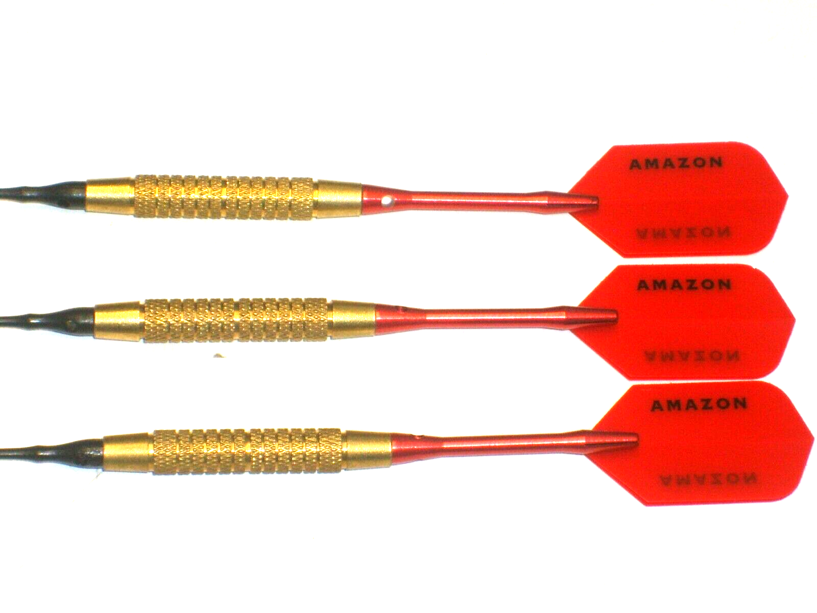 Soft Tip Darts Used, 17 Gram Brass with New Aluminum Shafts and Flights #4059