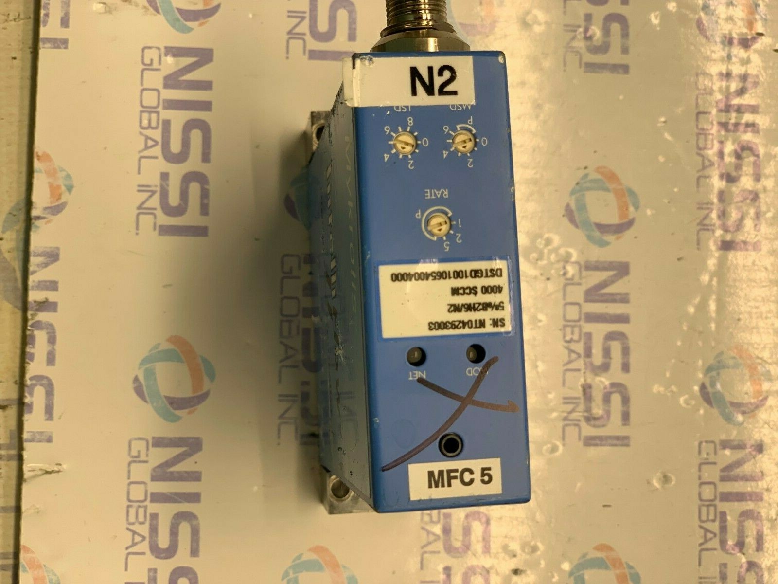 MYKROLLIS DSTGD100 INTELLIFLOW II DIGITAL FLOW CONTROLLER 4000SCCM