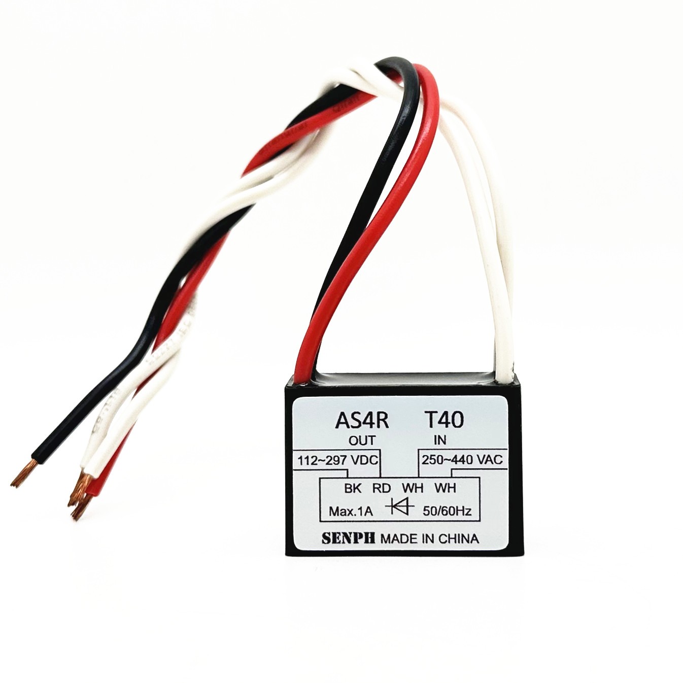 AS4R T40 250-440VAC 112-297VDC max 1A 50/60Hz brake Rectifier module