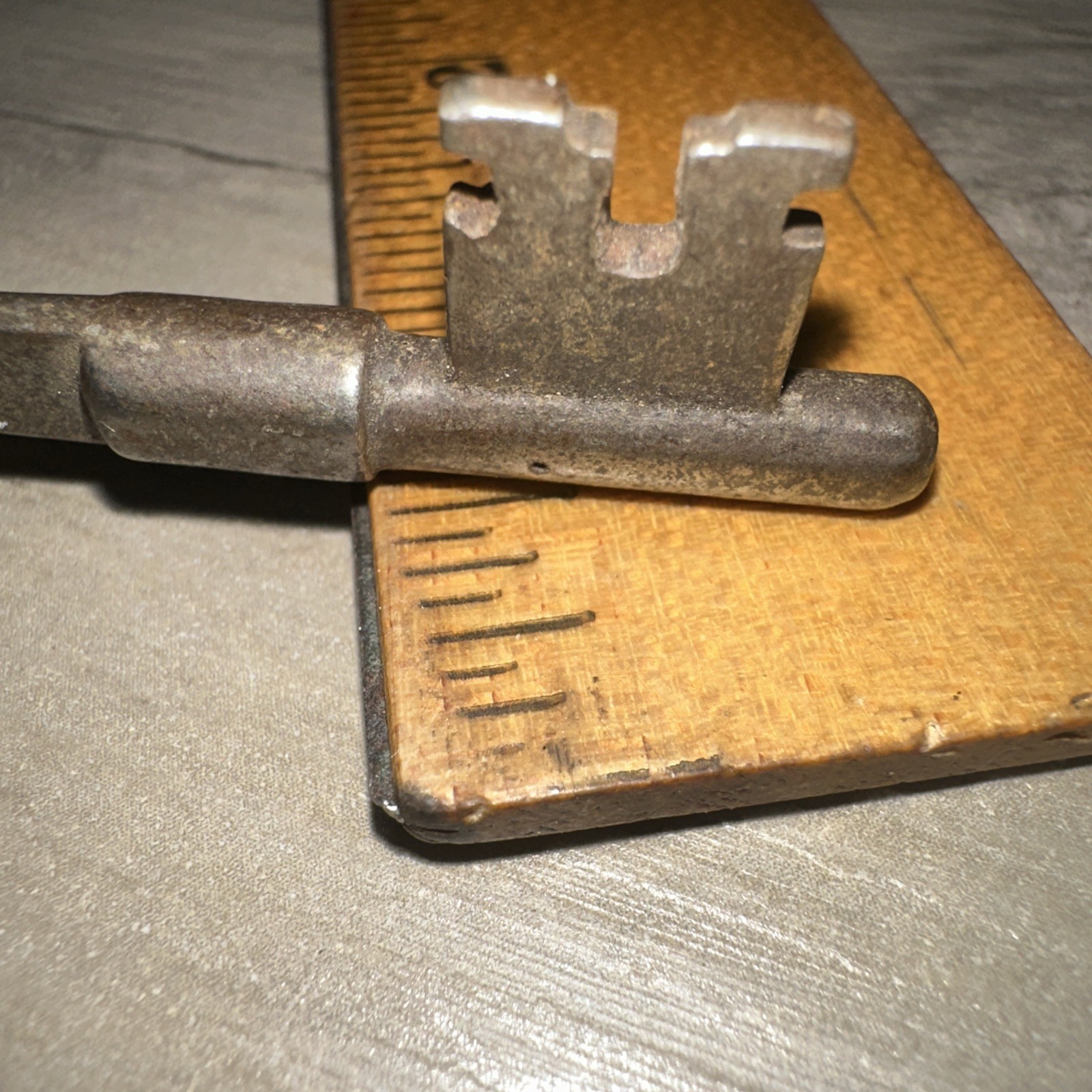 Antique Skeleton Key Solid Barrel 3 inch Approximately. Legit Antique