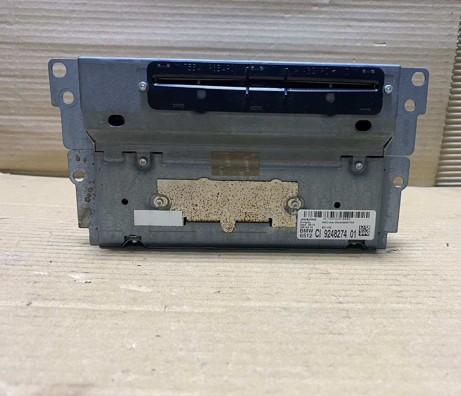 BMW Navigation System Head Unit 9248274 5 Series F10 F11, 6 Series F06 F12 F13,