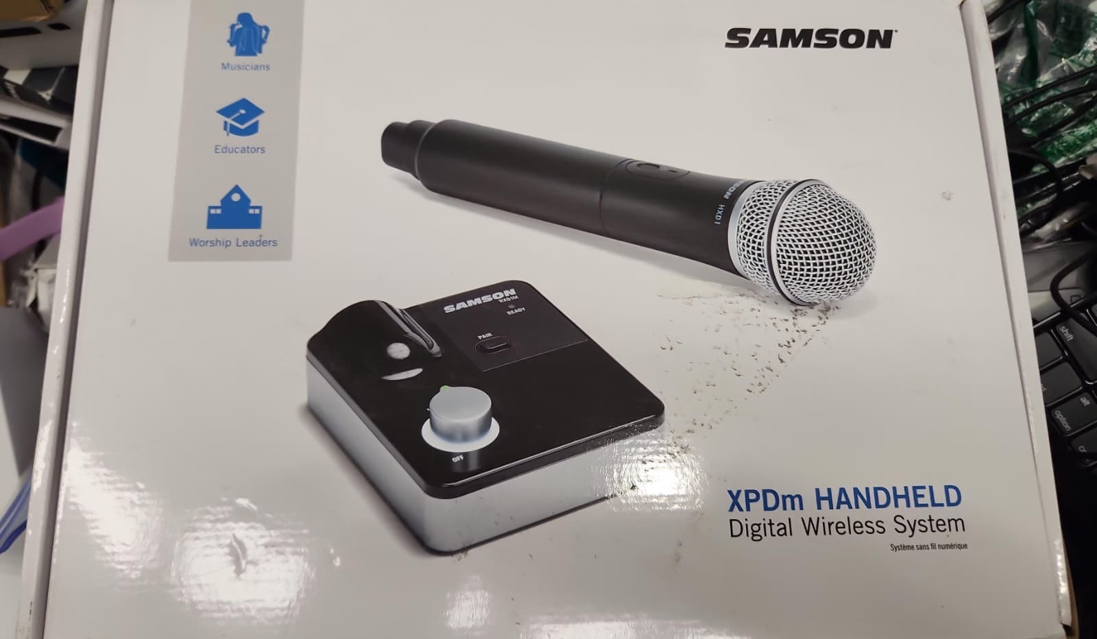 XPDm Handheld Digital Wireless System Open Box missing piece