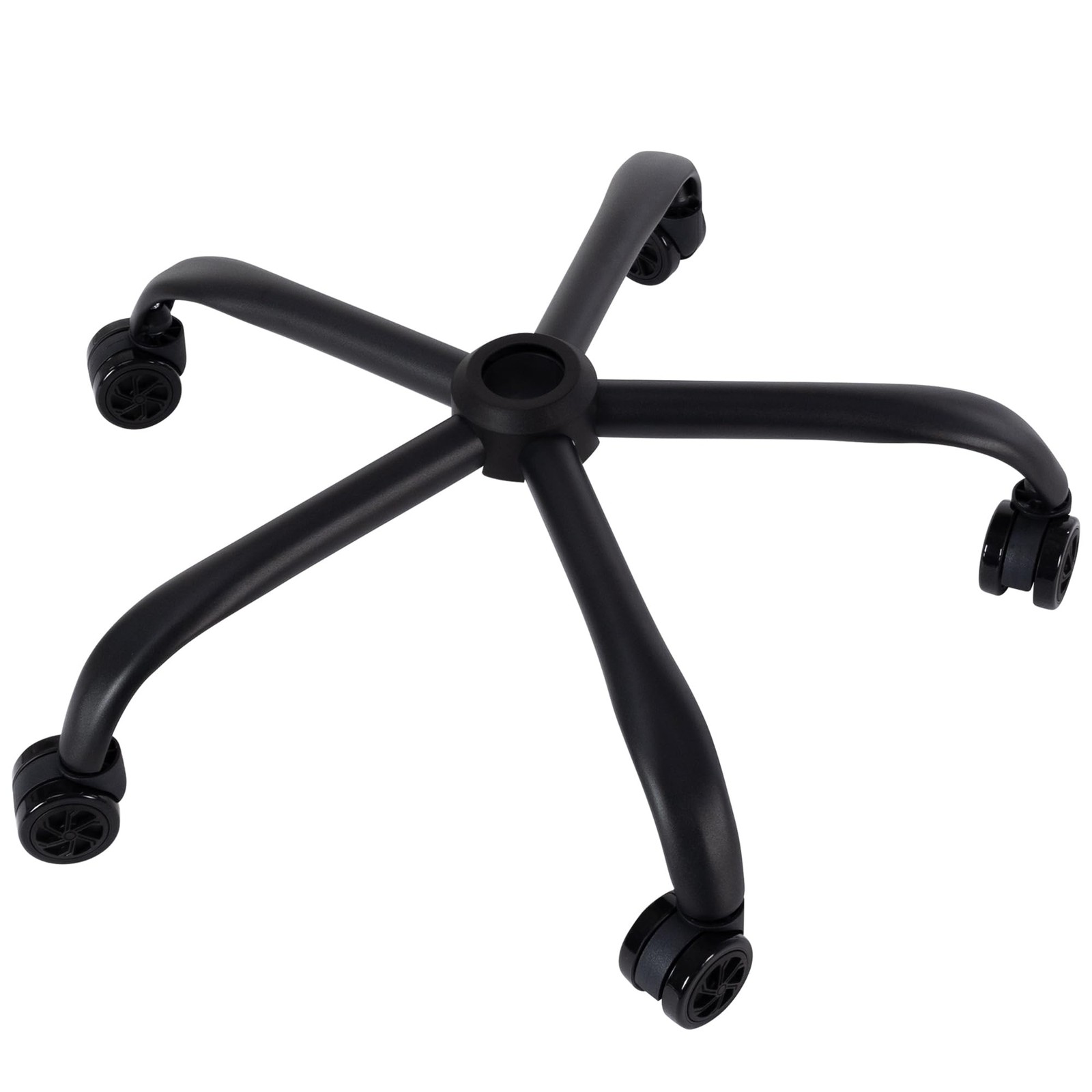 Frassie Office Chair Base Replacement with Wheels, Heavy Duty 2500LBS Metal Stoo