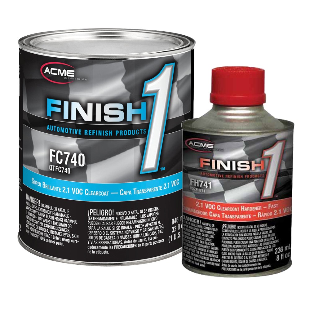 Sherwin-Williams Finish 1 VOC Super Brillante Gloss Clearcoat Fast Kit (Quart)