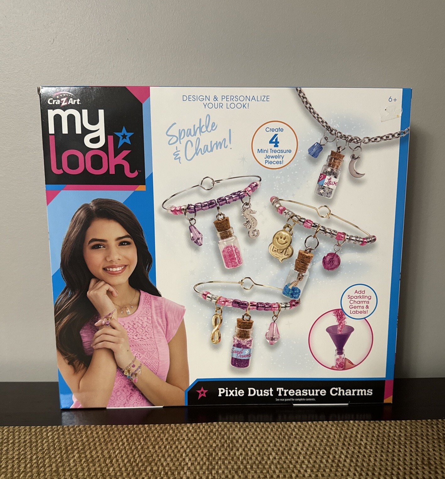 Cra-Z Art My Look Sparkle & Charm - Pixie Dust Treasure Charms - Jewelry Maker