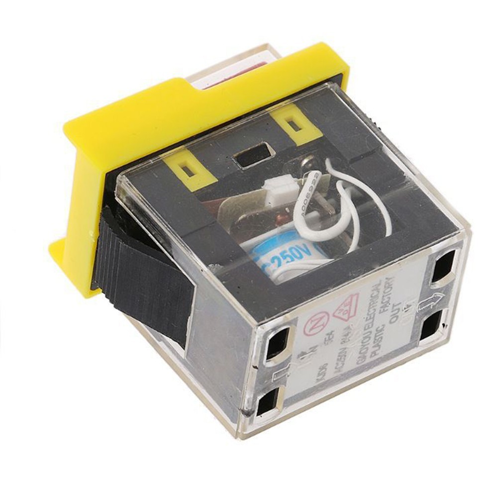 User friendly start button switch with power off and undervoltage protection