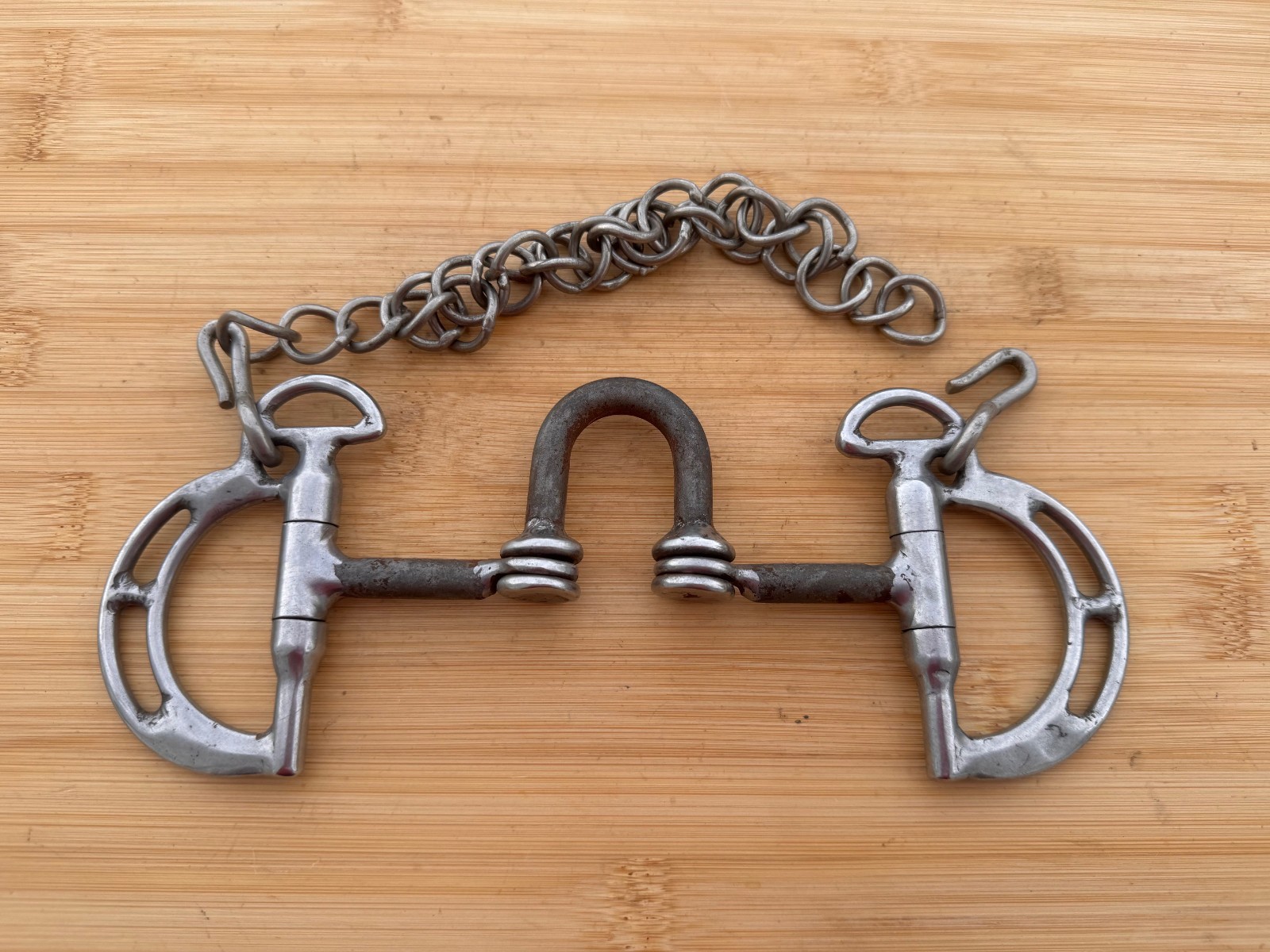 Bit Master BM Stamped Kimberwick English Horse Correction Port Bit ~ 5" Mouth