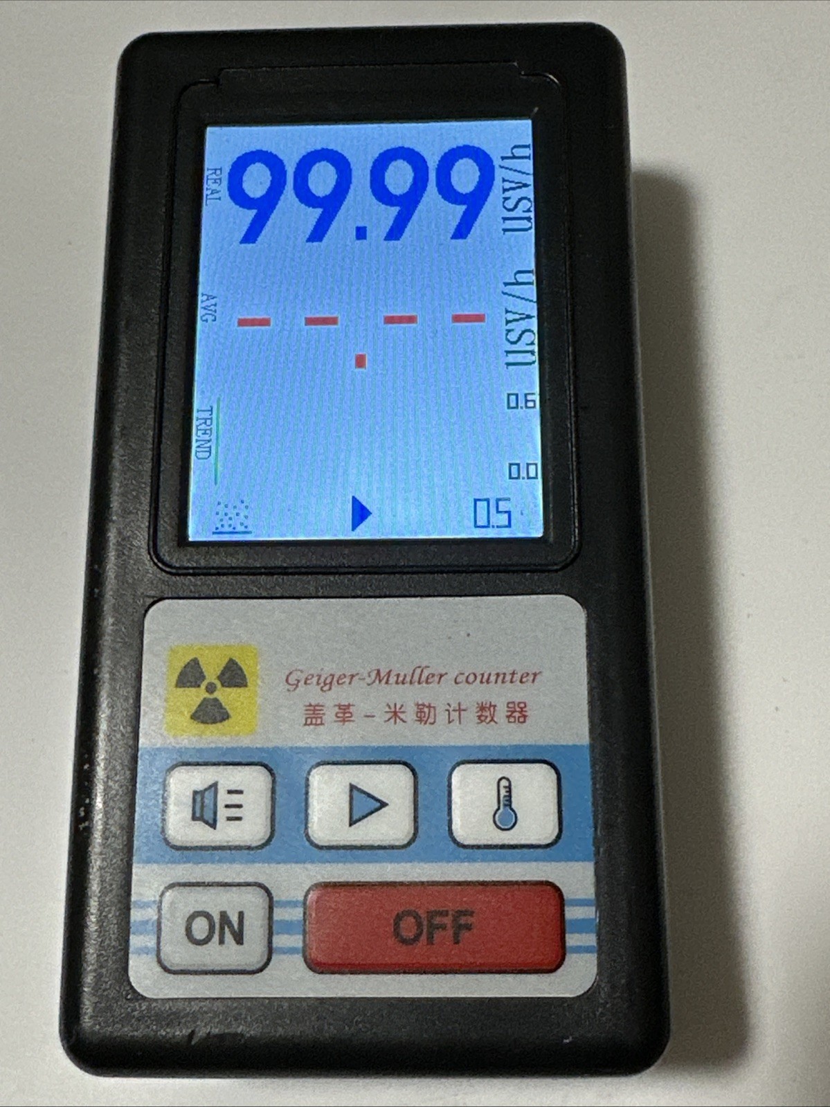 Handheld Geiger Counter Nuclear Radiation Detector,Personal Dosimeter Beta Gamma