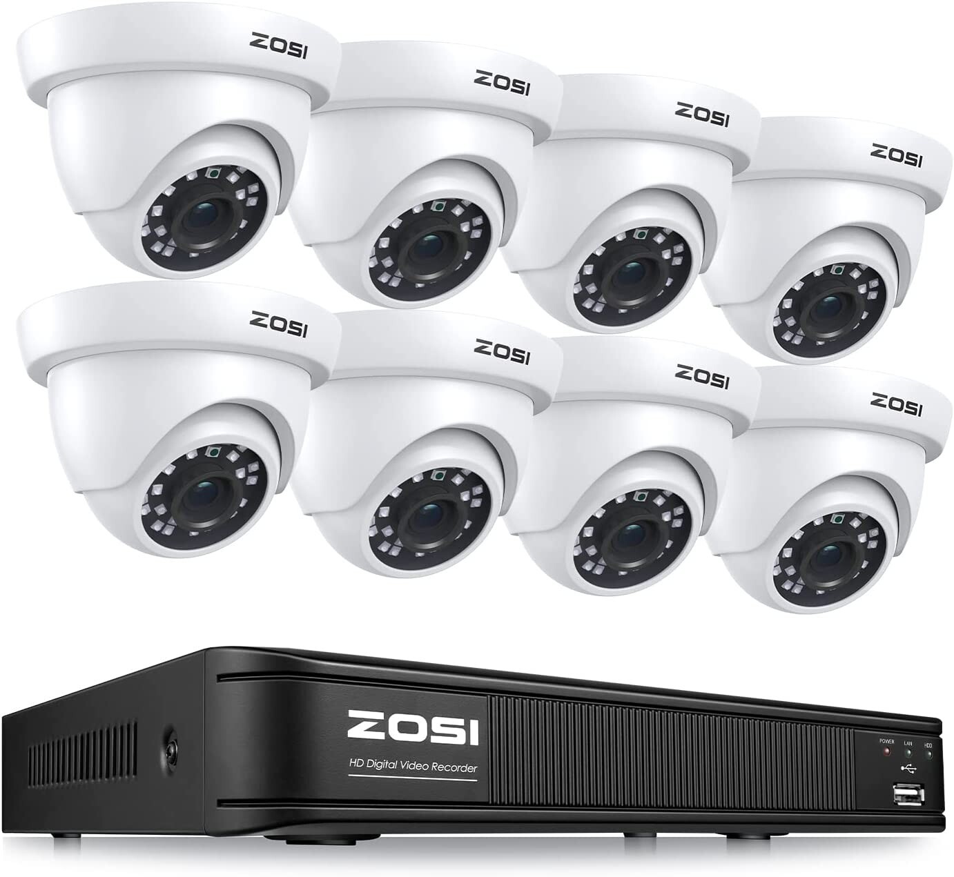 Camaras De Seguridad Wifi Exterior Inalambrica Con Vision Nocturna Video 1080P