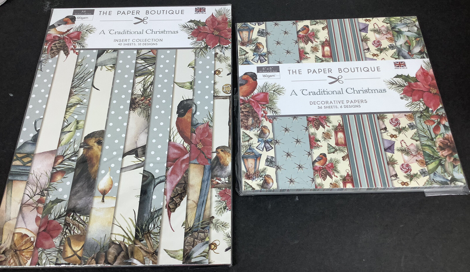 The Paper Boutique A Traditional Christmas Card Stock And Decorative Papers New