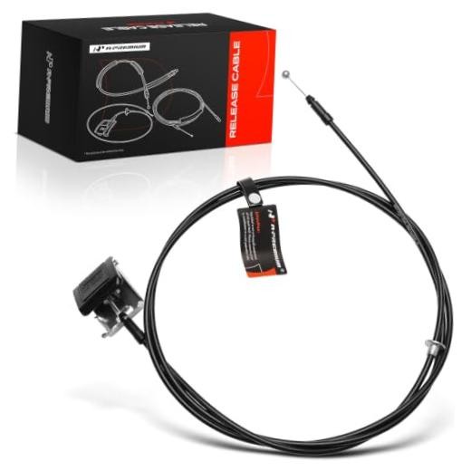 Front Hood Latch Release Cable with Handle | Compatible with Toyota 78.5 inch