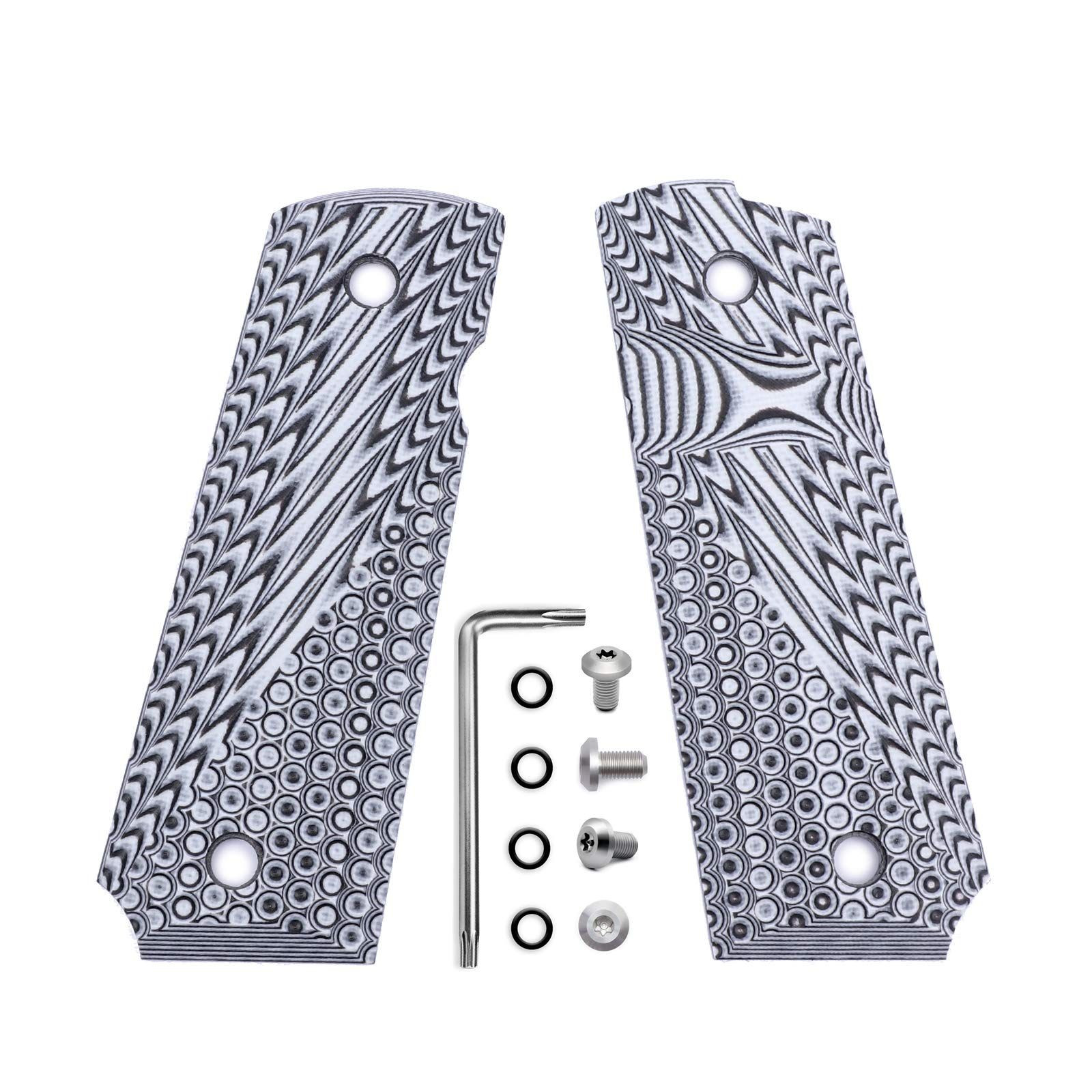 1911 G10 Grips, Full Size (Government/Commander) - Ambi Safety Cut - OPS...