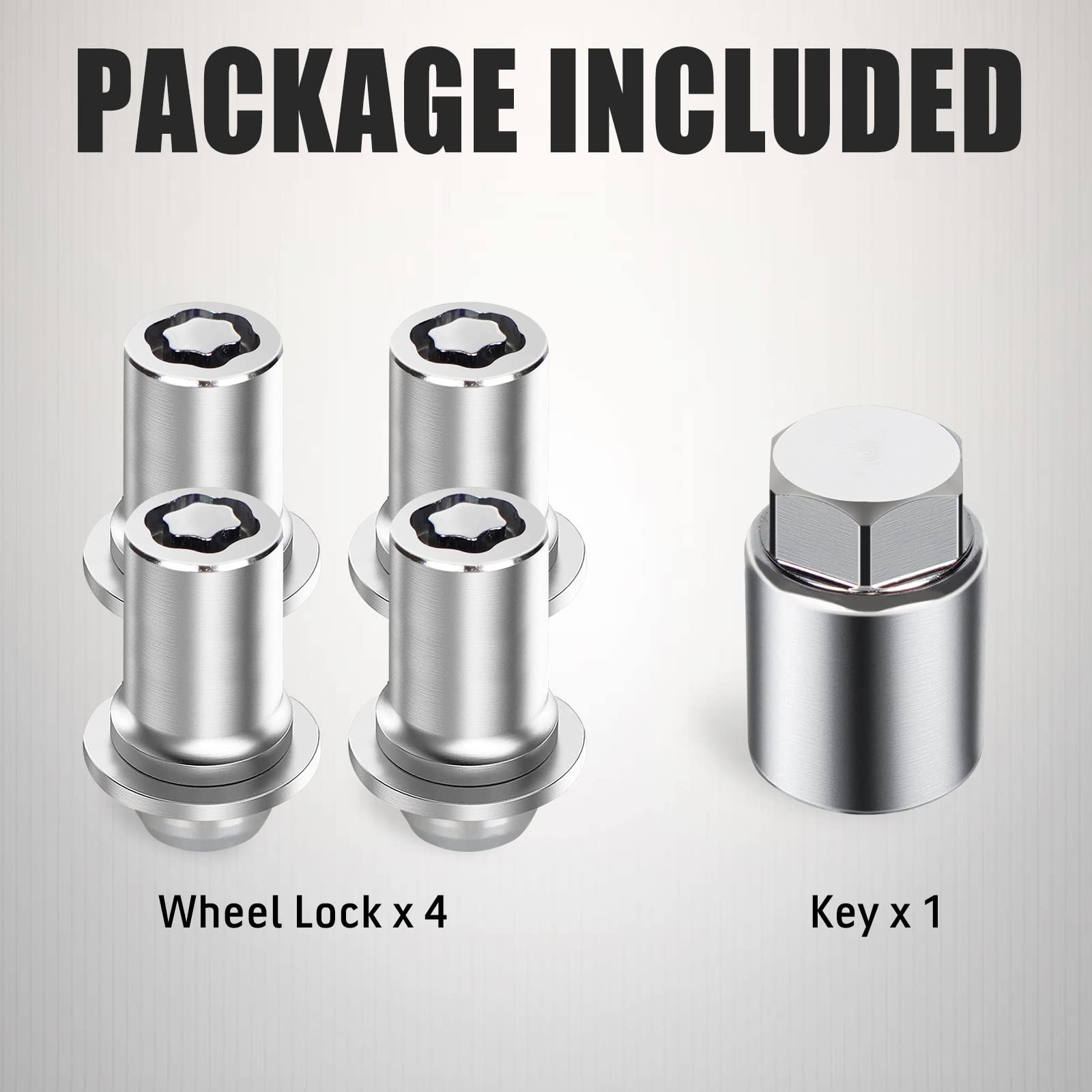 M12 x 1.5 Wheel Lock Key 1.73" Lug Nut Compatible with Toyota Camry Lexus Tac...