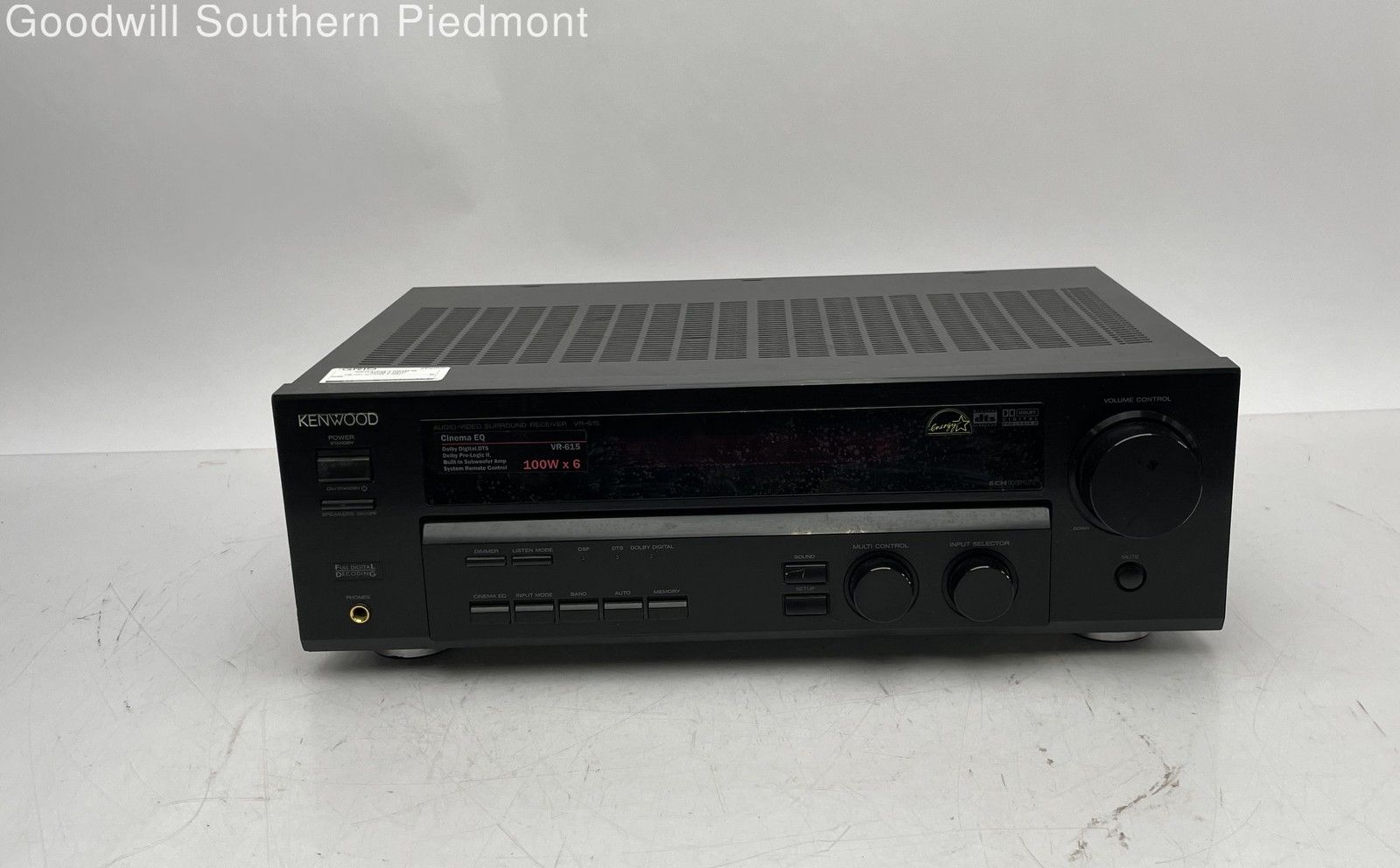KENWOOD VR-615 Audio-Video Surround Receiver - Tested