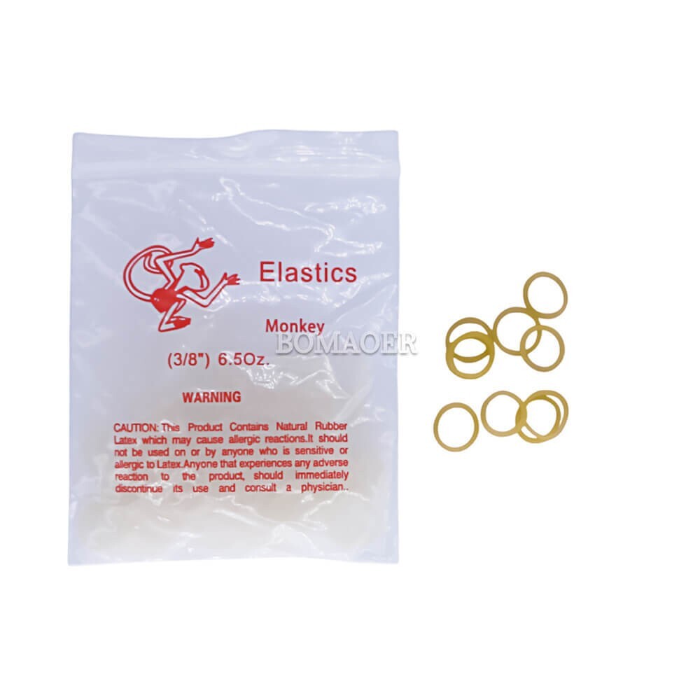 Dental Orthodontic Band Elastics Rubber Bands 3/8" 6.5OZ Monkey 50pc/bag 50 bags