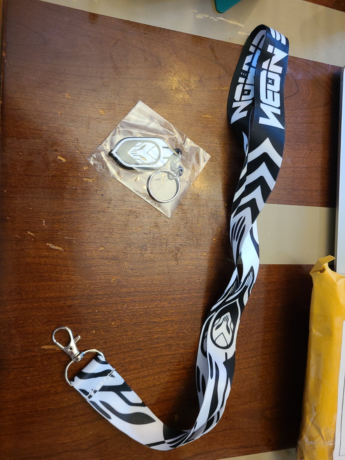 Neon Sermon Key Chain & Lanyard Lo Key brand new