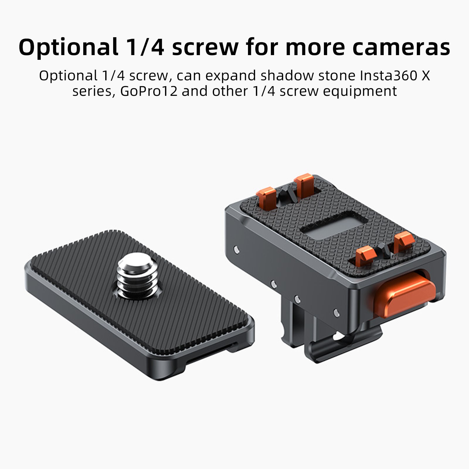 2 in 1 Magnetic Quick Release Adapter For Insta360 ACE PRO 2 X5 X4 to GoPro US