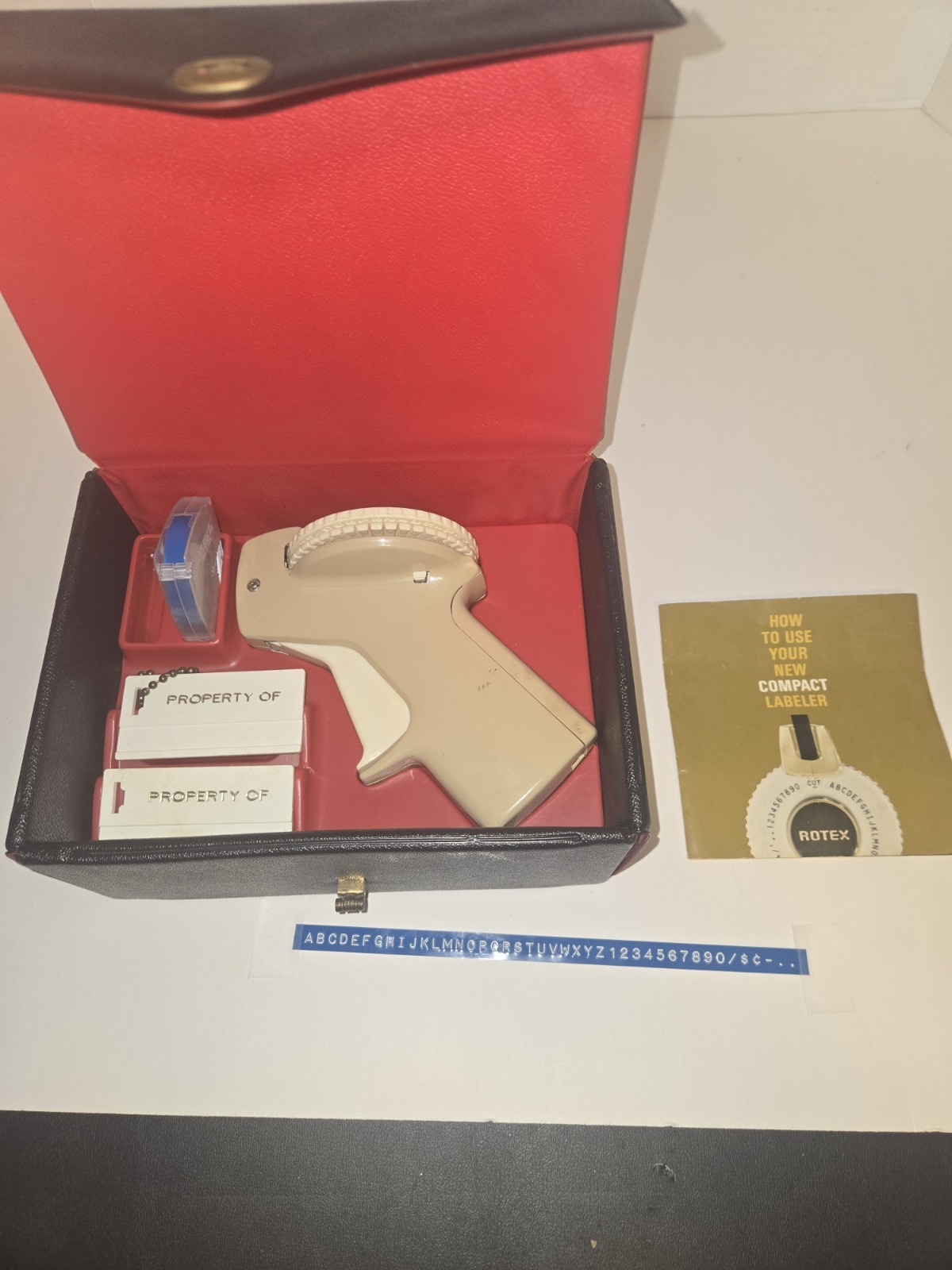 VTG Rotex Compact Labeler-In Case-Full Function-with Orig Instructions
