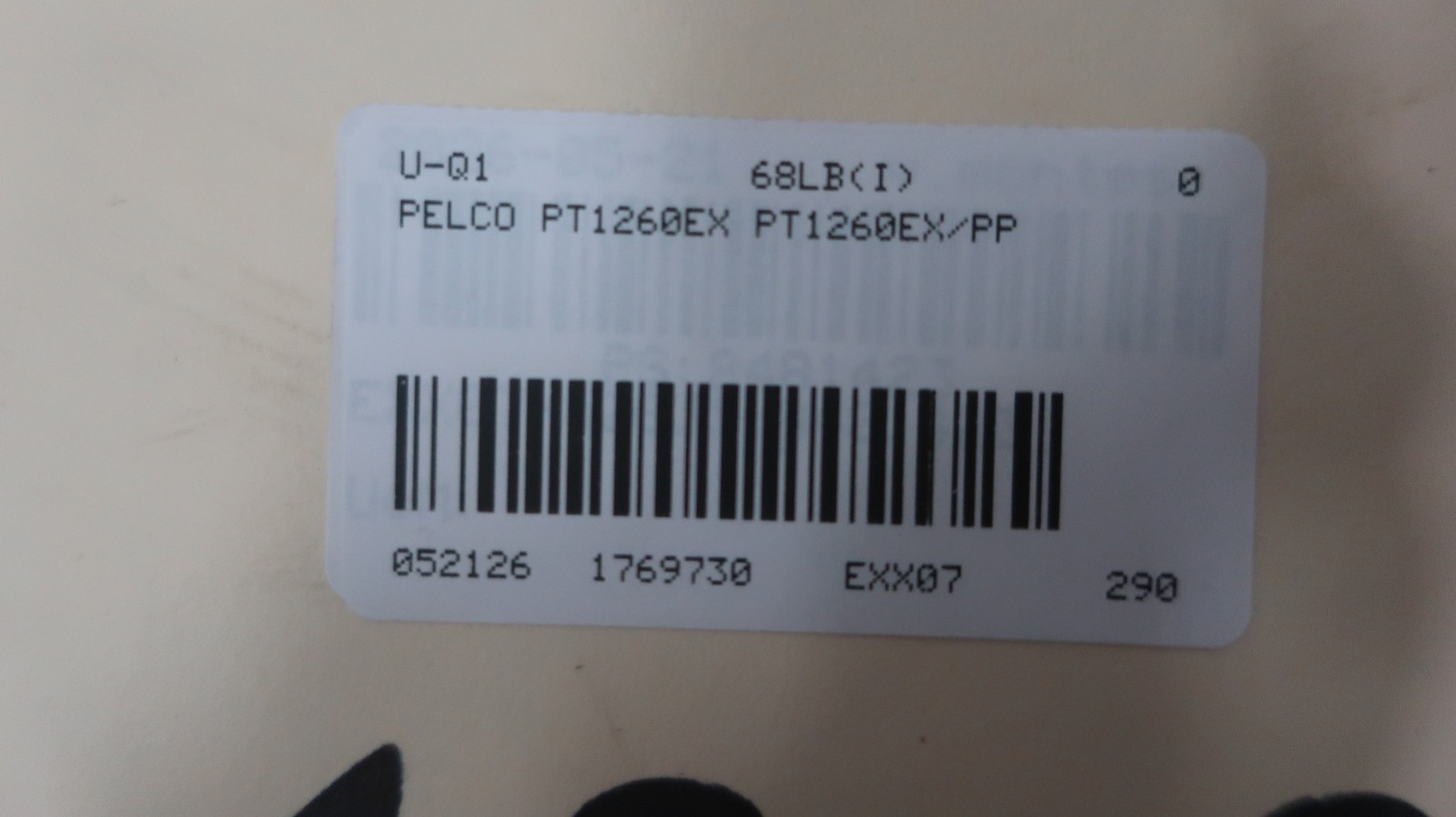 Pelco PT1260EX/PP Camera Mount