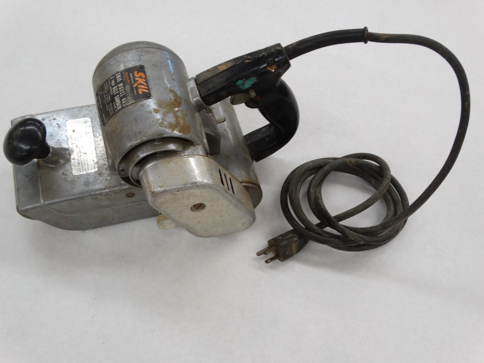 Vintage SKIL Model 405 4 inch 2 Speed Belt Sander for Parts or Repair