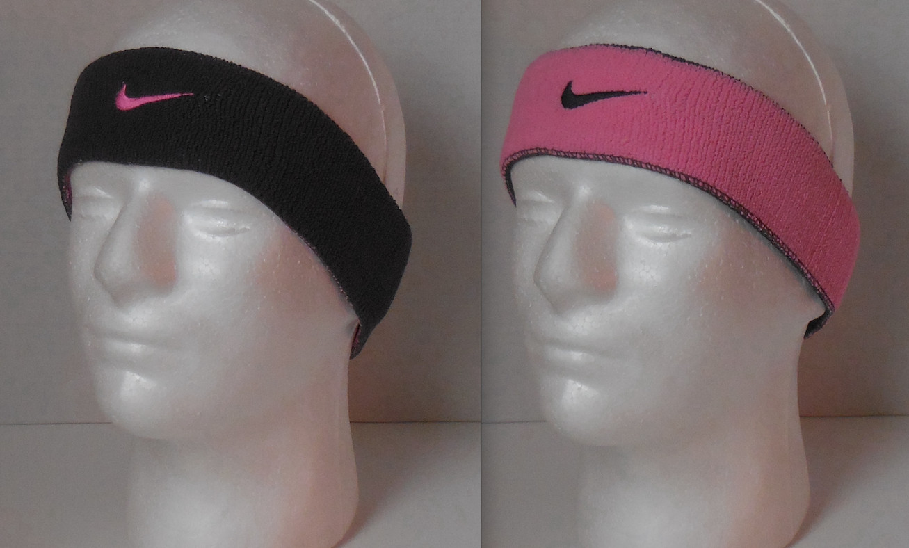 Nike Premier Home & Away Headband Adult Unisex Anthracite/Polarized Pink
