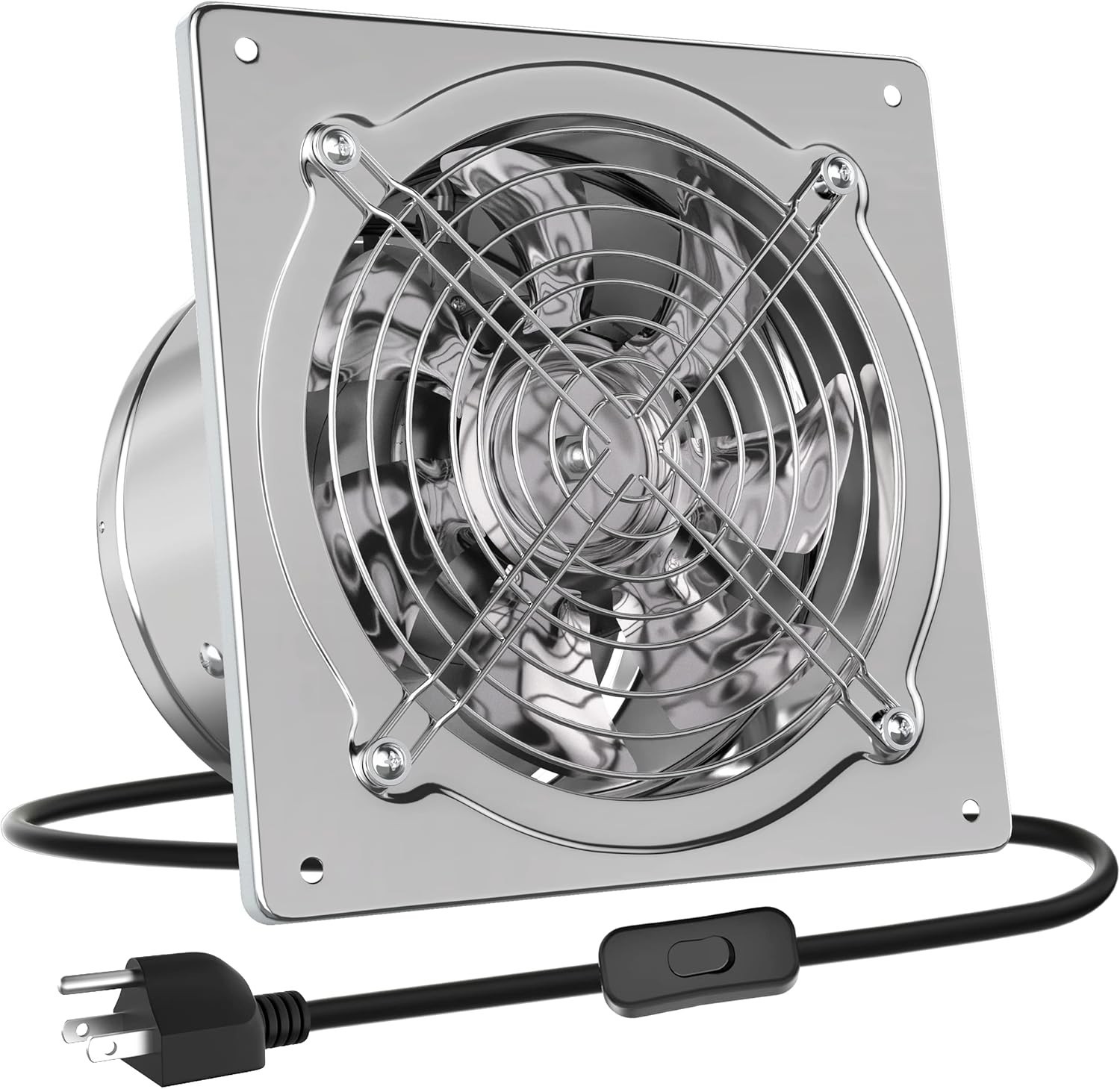 Extractor De Aire Cocina Elimina Humo Vapores Olor Ventilador Baño Garaje