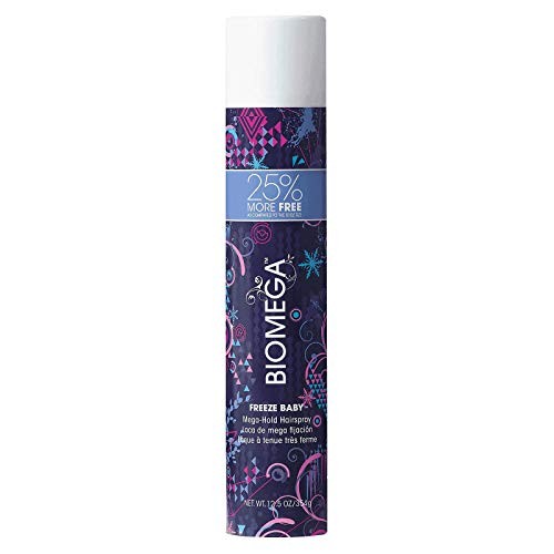 Biomega Freeze Baby Mega Hold Hairspray 12.5 oz