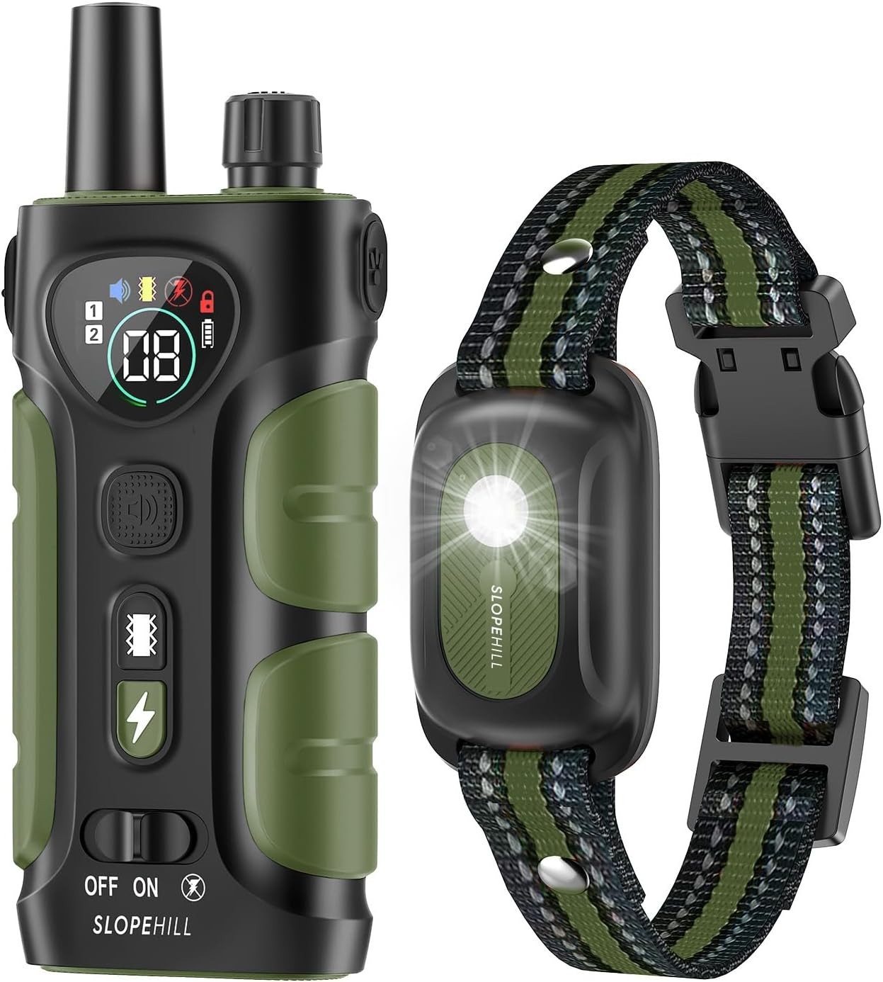 SLOPEHILL Dog Training Shock Collar, 4200FT with Remote, IPX8 Waterproof