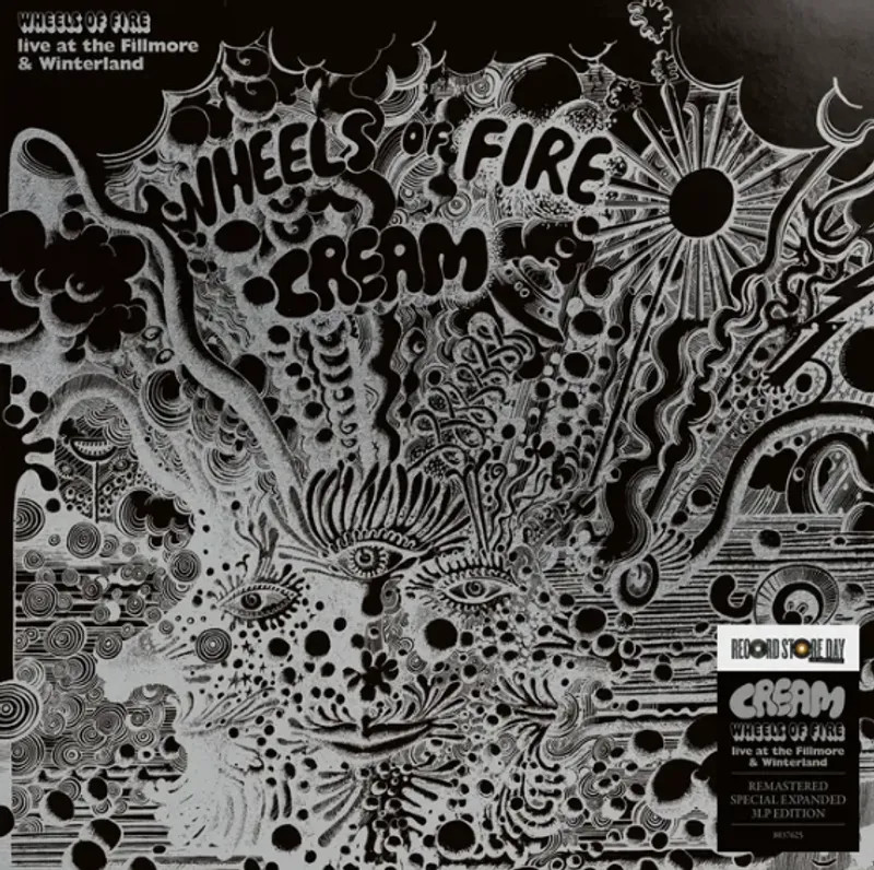 Cream Wheels Of Fire: Live At The Fillmore Auditorium RSD 2026 VINYL BRAND NEW