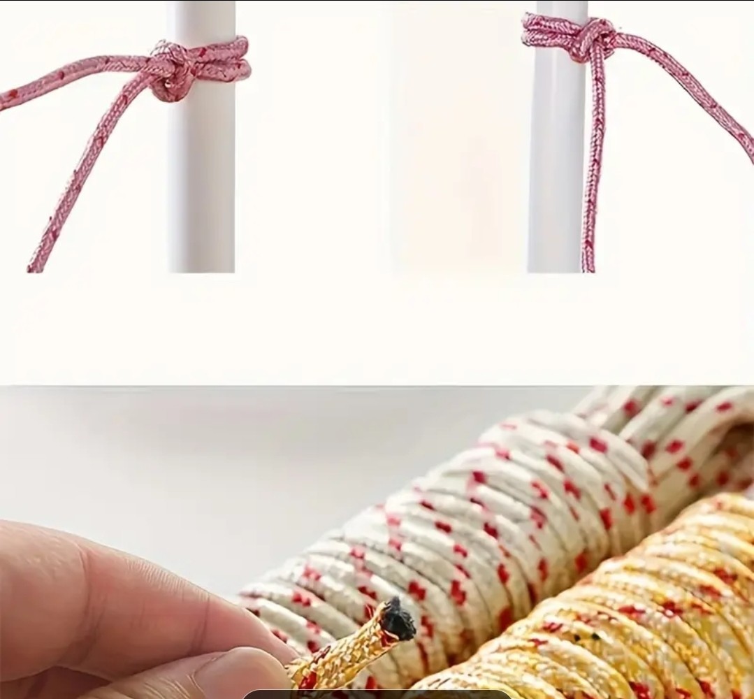 50pc Multifunctional Nylon Rope Non-slip And Windproof Rope 32ft