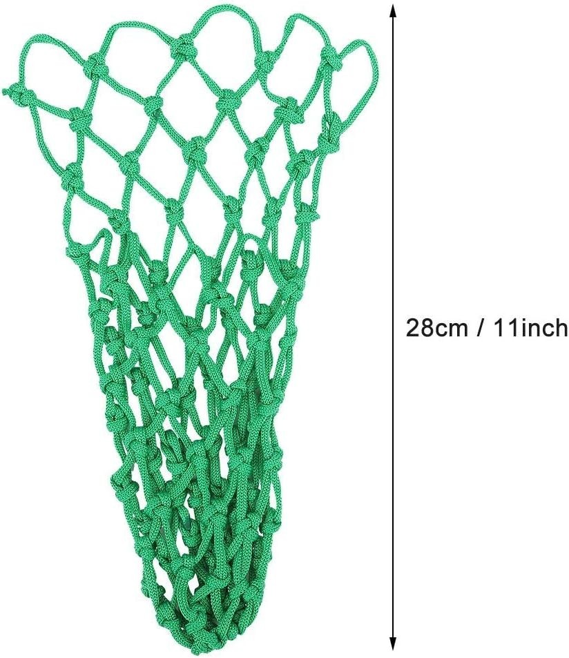 6 Pcs Nylon Mesh Billiards Pockets Set - Durable Pool Table Replacement