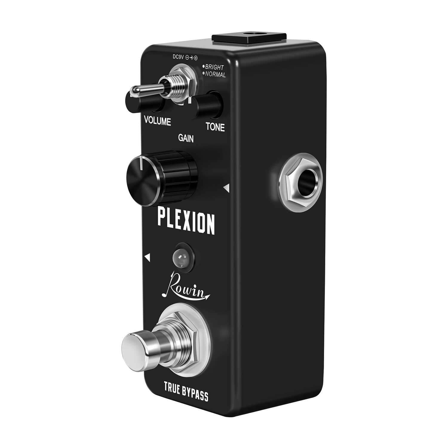 Rowin LEF-324 Distortion Plexion Mini Guitar Effect Pedal Bright Normal 2 Modes