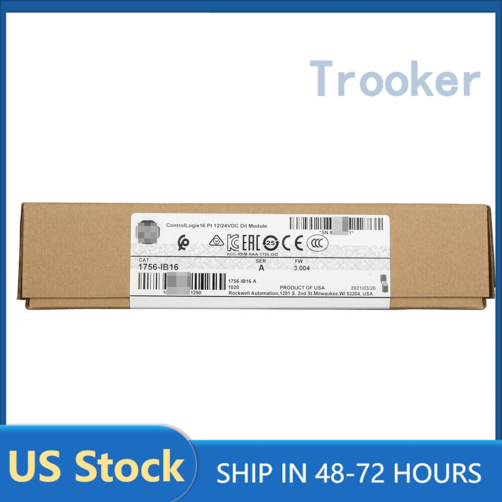 1756-IB16 New Factory Sealed AB ControlLogix Input Module US Free Tax