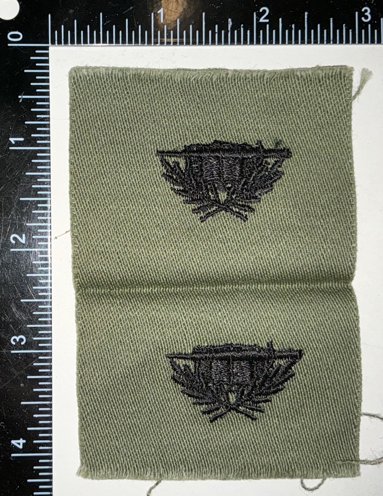 Vietnam War US Army Officer Staff Specialist Cloth Insignia UNWORN SUBDUED Patch