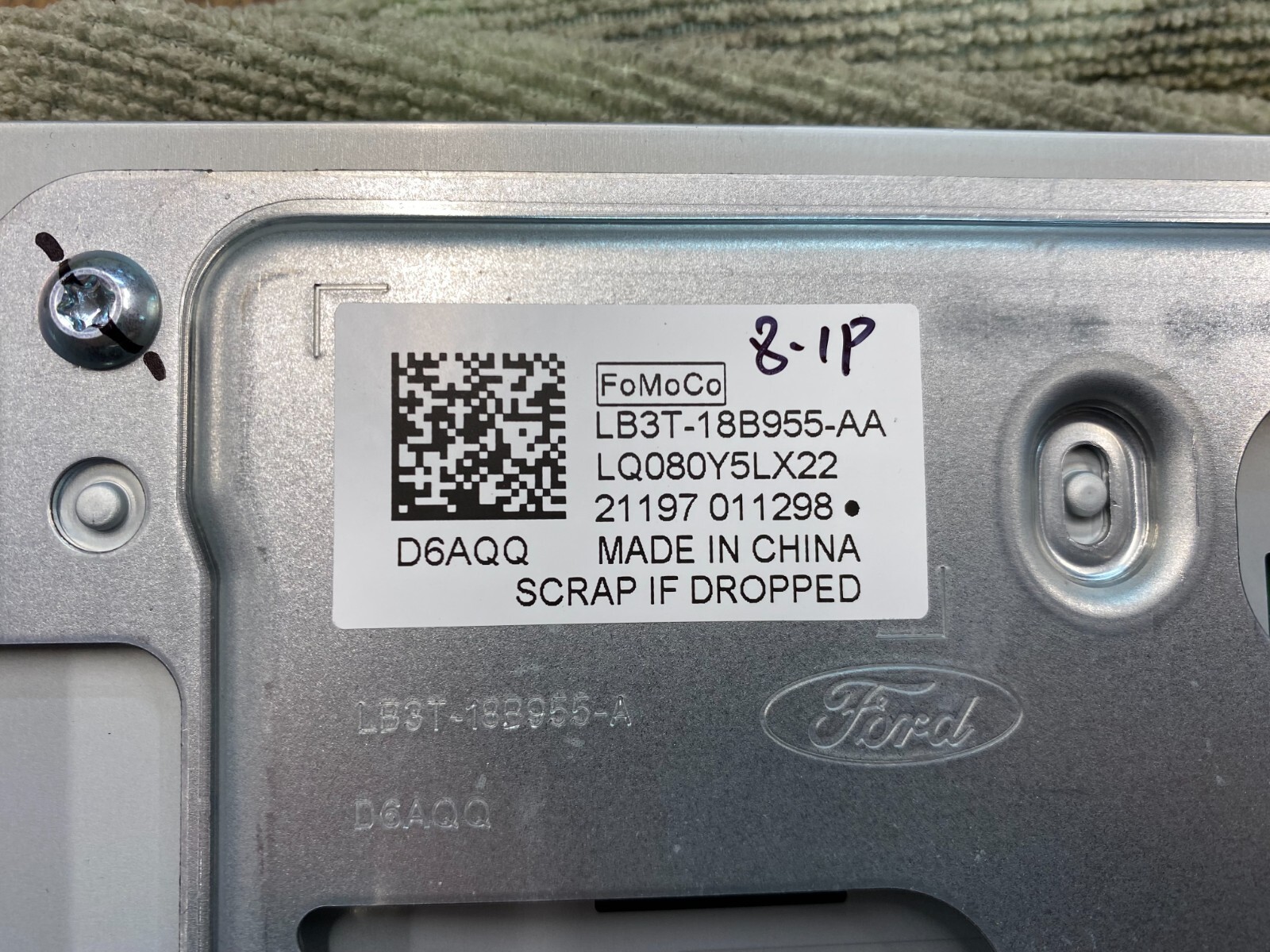 Ford Everest Interior Dash Touch Screen