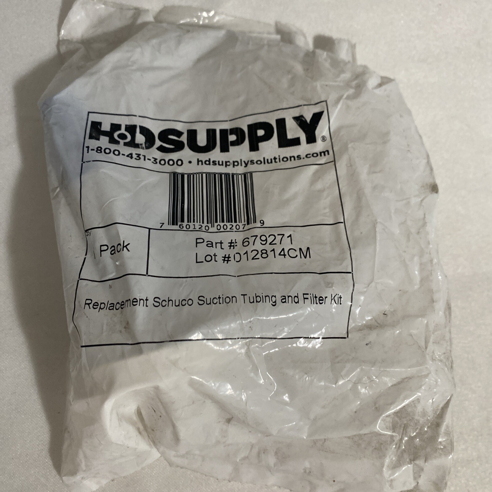 Replacement Schuco Suction Tubing And Filter Kit  679271