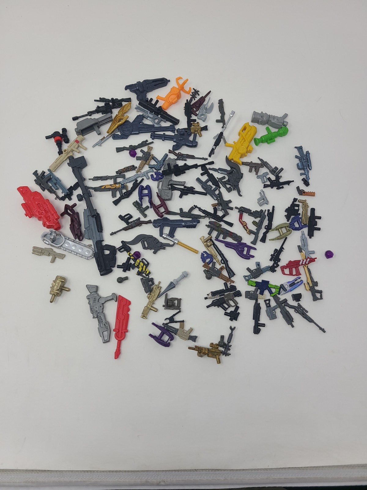 Large Lot Of Minifig Weapons