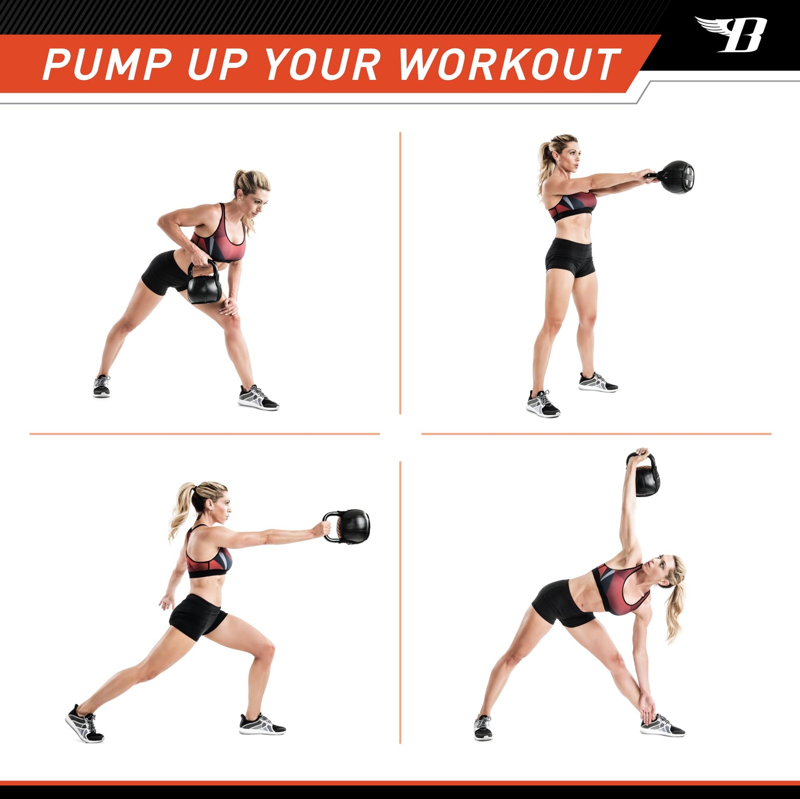 by Kim Lyons Soft Kettlebell 20 lb – Ergonomic Handle for Strength, Condition...