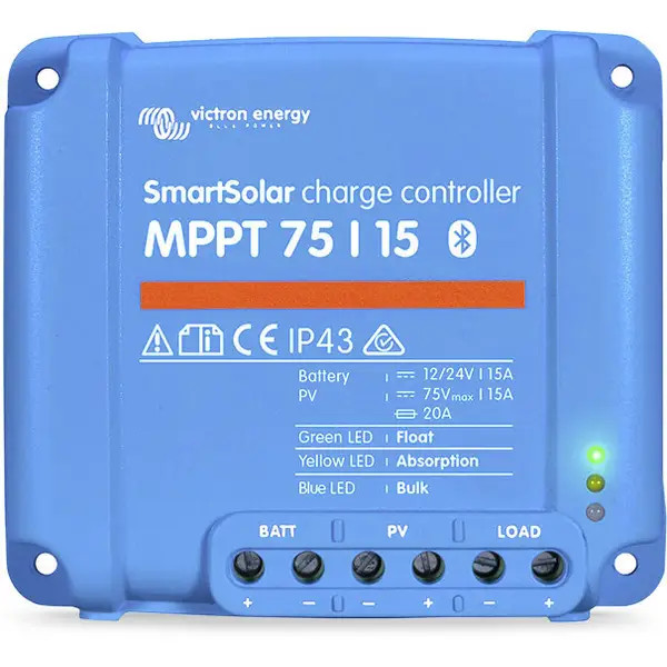 Victron Energy SCC075015060R 12V, 24V 15A MPPT Charge Controller