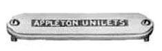 Appleton K100-CM, Conduit Outlet Body Cover, 1"Blnk Mal Covr Form 35, 1 PC