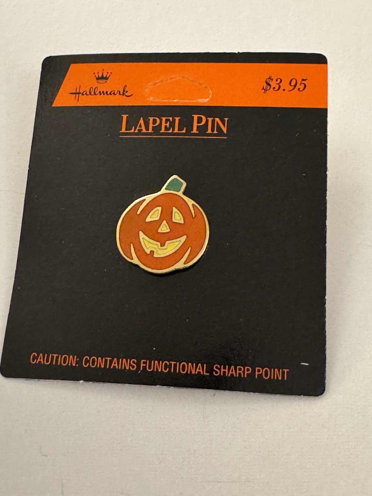 Halloween Pumpkin Cloisonne Hallmark Pin MM11