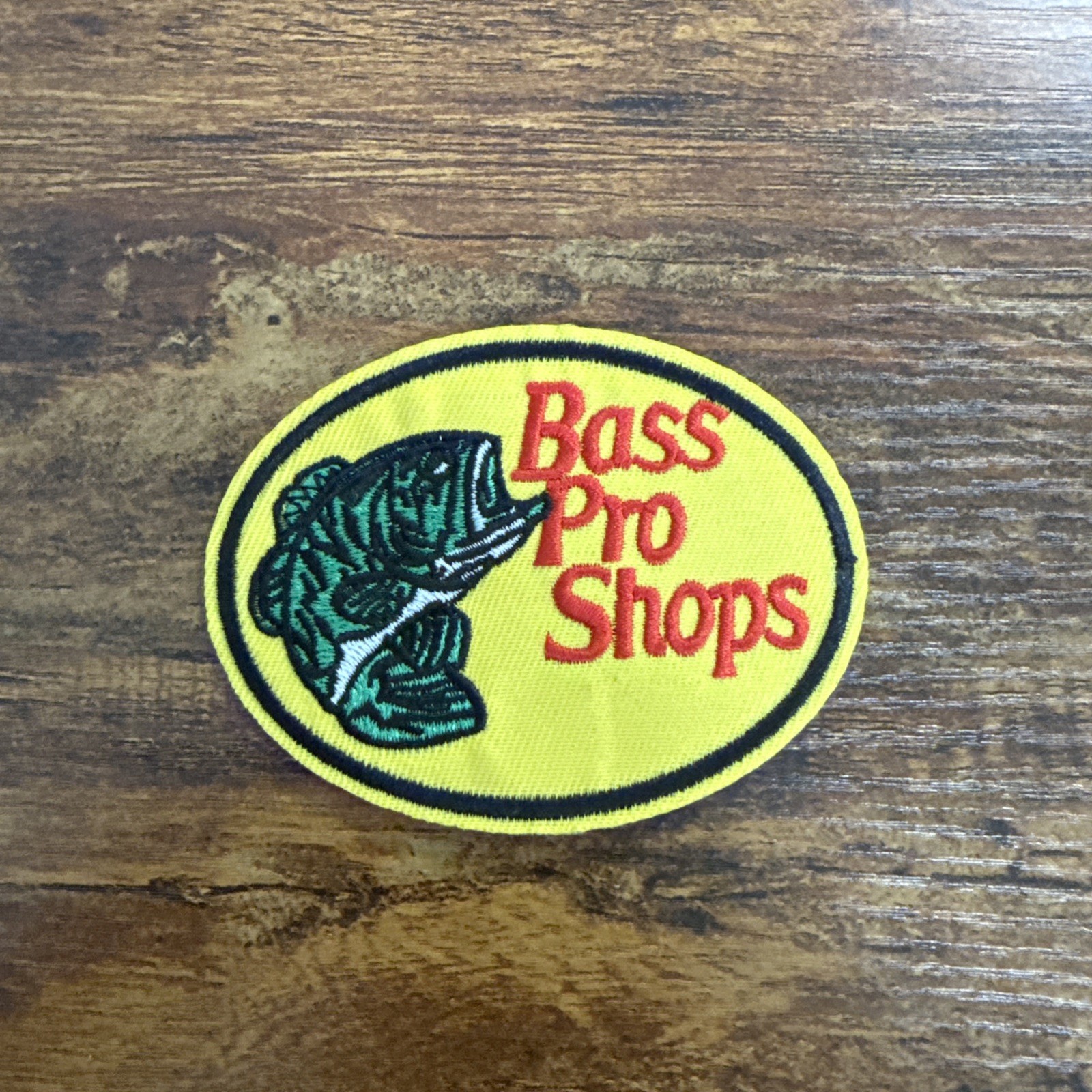Bass  Fishing Tackle Lure Embroidered Iron On Patch BgH