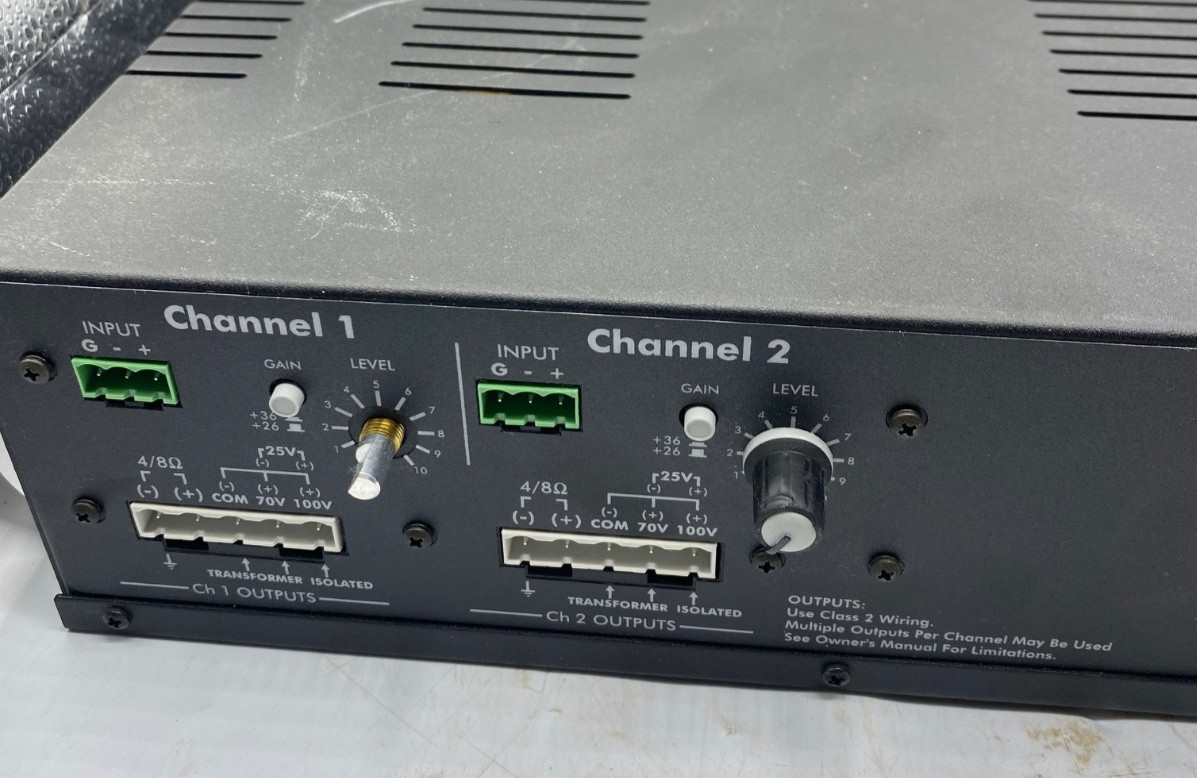 Ashly MultiMode Amplifier TRA-2075 With Power Cord Working