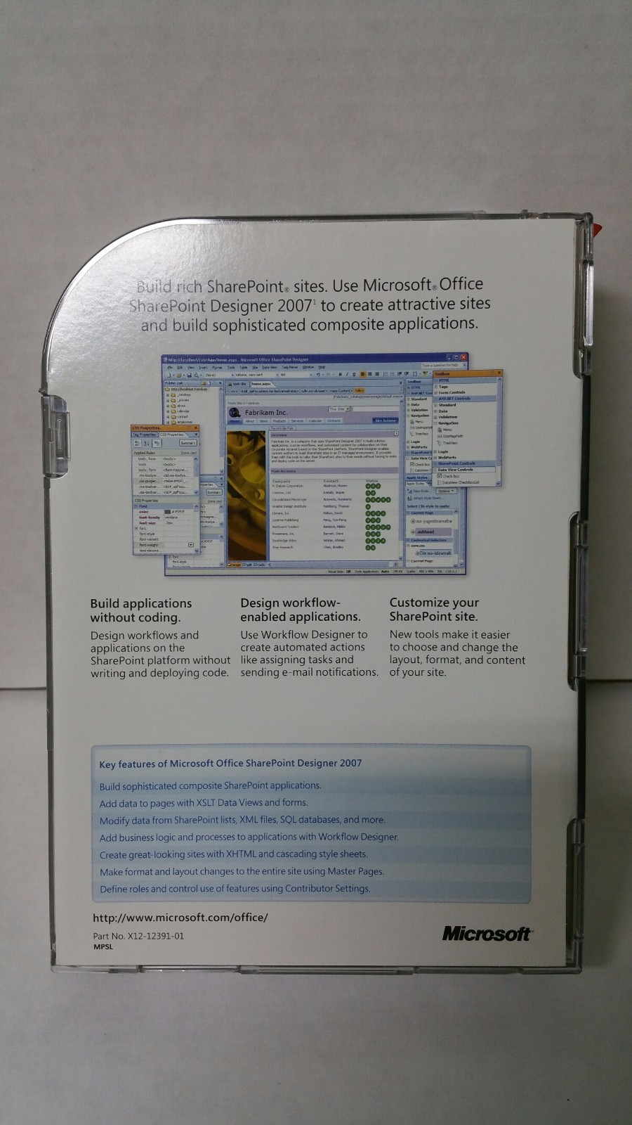 Microsoft Office Sharepoint Designer 2007