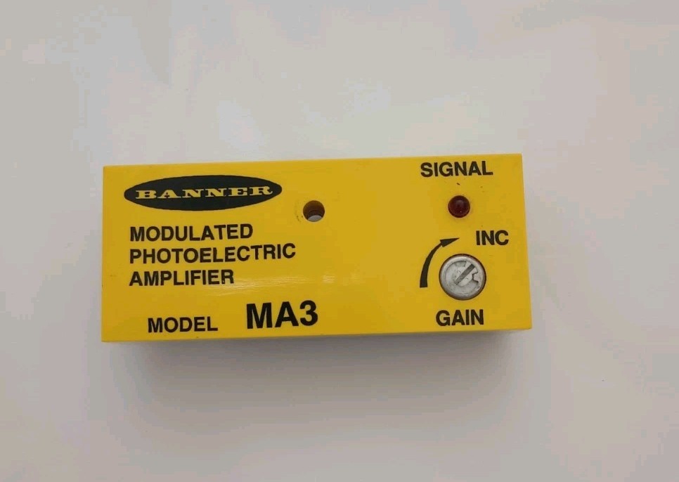 Banner Modulated Photoelectric Amplifier Model ma3