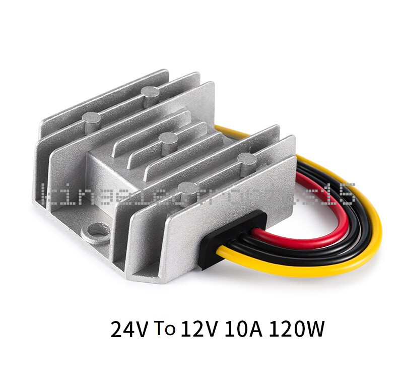 Voltage converter DC 24V to  DC 12V 120W 10A stepdown converter truck adapter