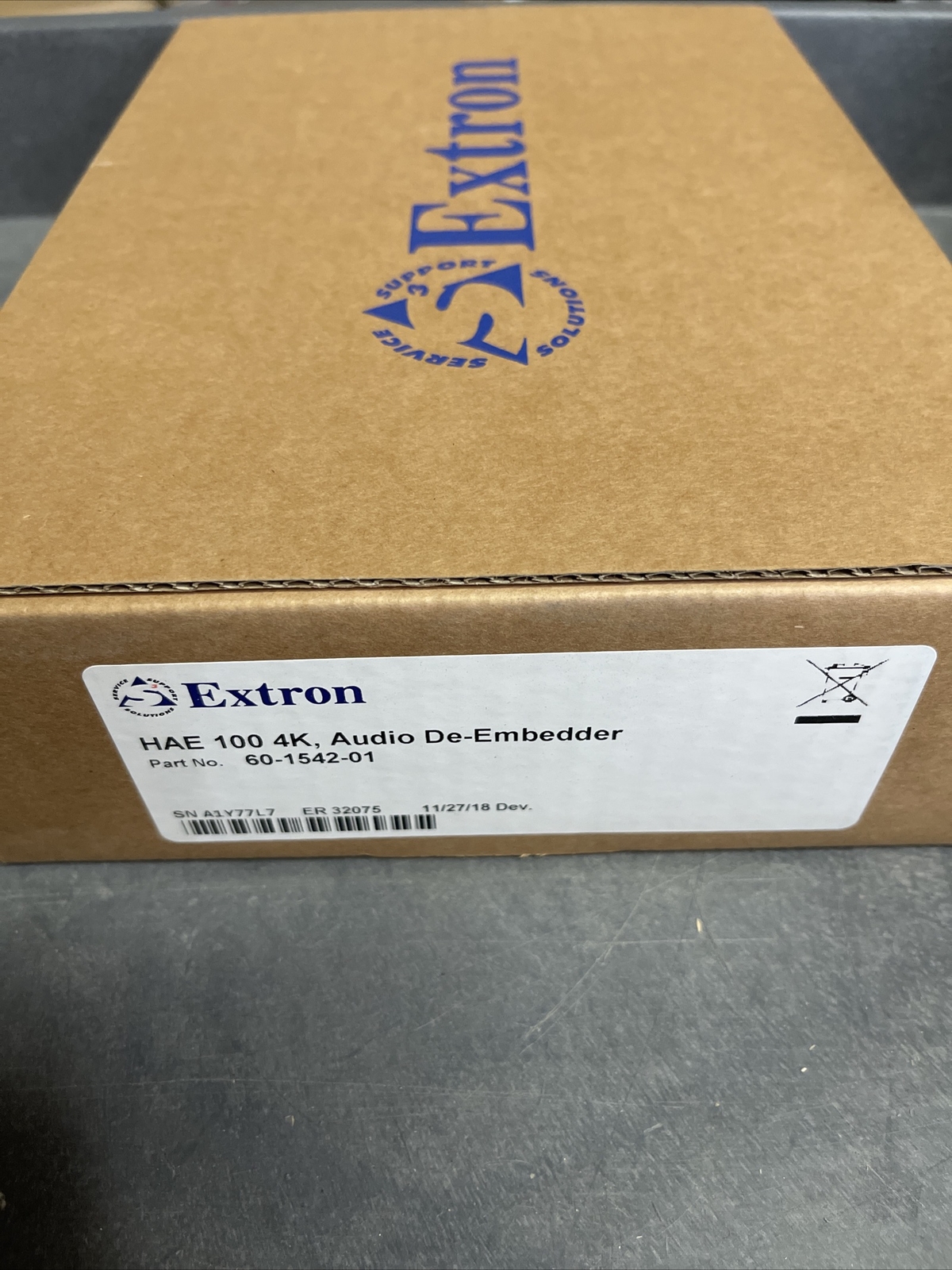 Extron 60-1542-01 HAE 1004K Audio DeEmbedder - NEW. FREE SHIPPING!