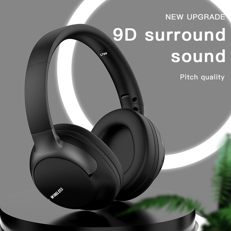 Black Bluetooth Wireless Headphones Headset For Phone 17/Pro/Pro Max/17 Air/17e