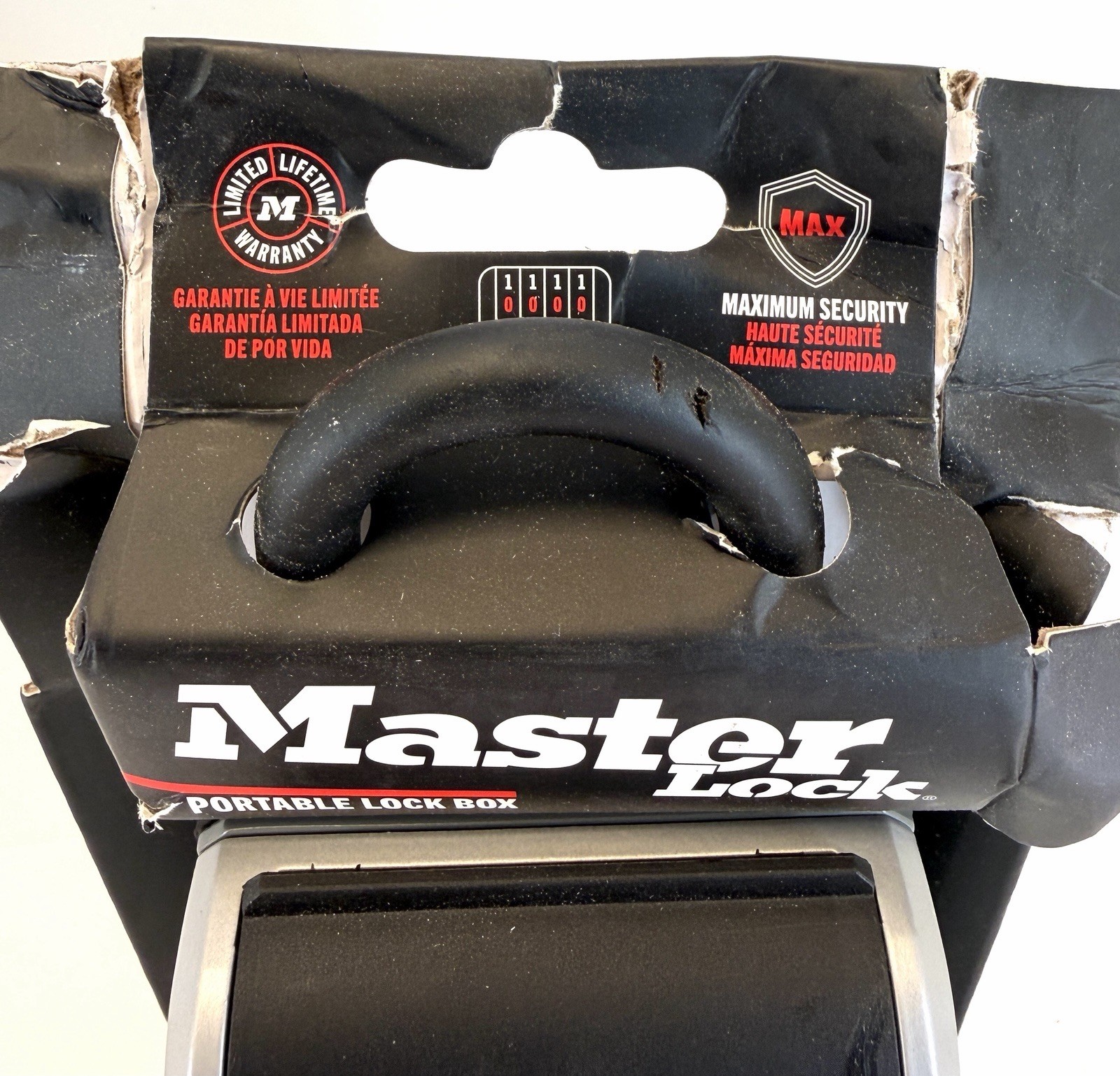 Master Lock Large Outdoor Lock Box W/ Combination Dial & Removable Shackle 5480D